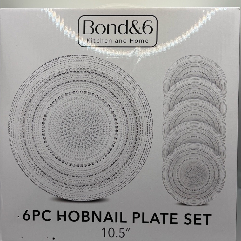 Bond&6 Hobnail Plate Set